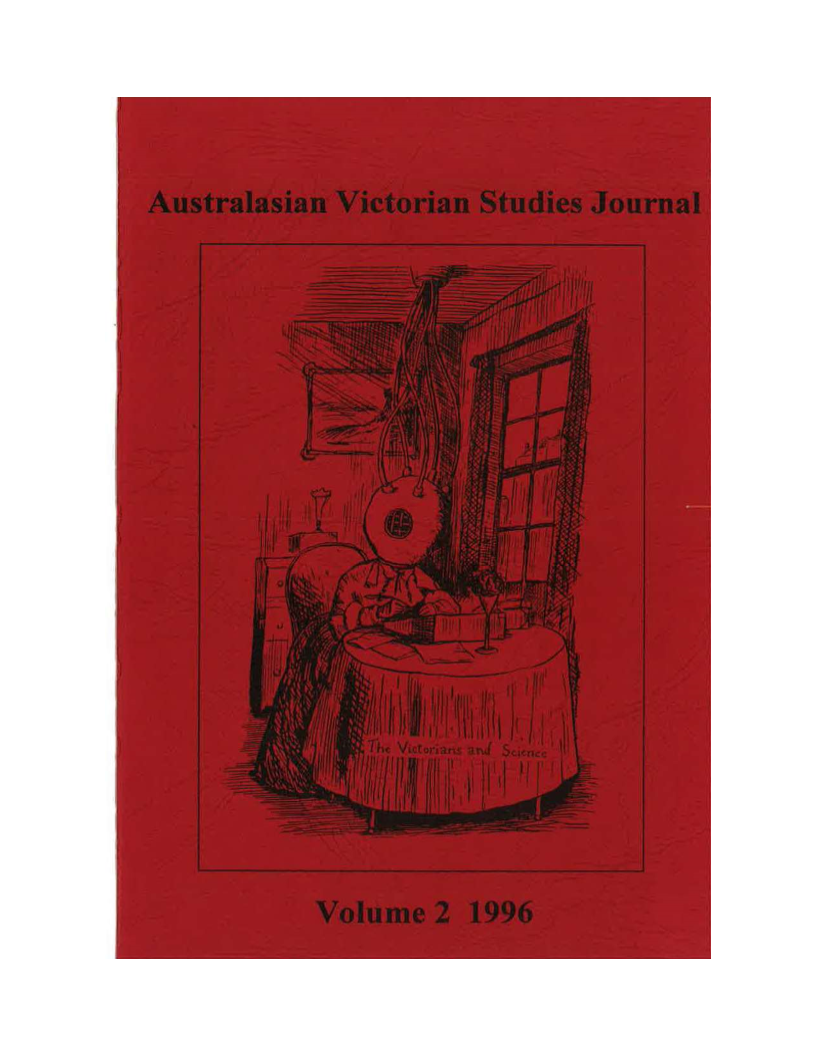 					View Vol. 2 No. 1 (1996): The Victorians and Science
				