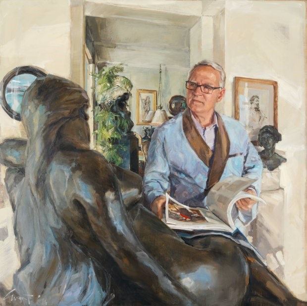 John Schaeffer AO - Art Collector and Philanthropist, 2014, by Evert Ploeg. Collection: National Portrait Gallery, Canberra. Purchased with funds provided by Harold Mitchell AC.