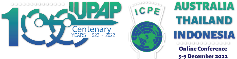 IUPAP International Conference on Physics Education 2022 Online Conference 5 to 9 December 2022